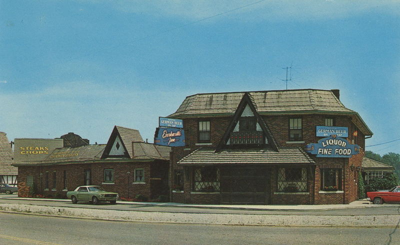 Eberhardts Schwarzwald Inn - Vintage Postcard (newer photo)